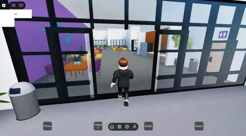 Roblox experience entering credit union branch