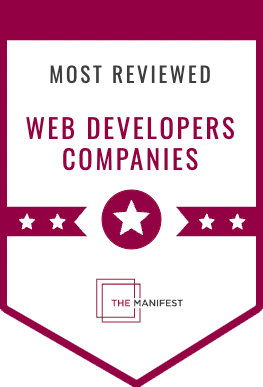 Badge for Top Web Developer Award from Clutch
