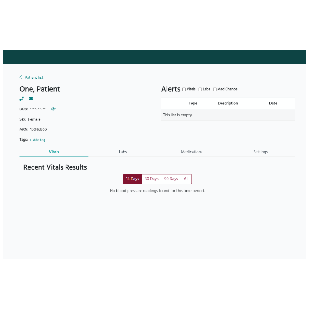 Hypertension Provider Dashboard